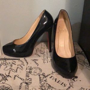 Christian Louboutin black heel